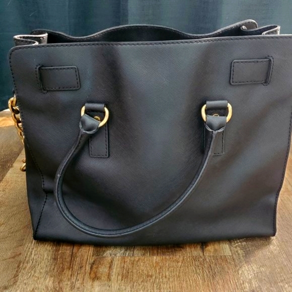 Michael Kors Hamilton Large North South Tote - Black - Picture 4 of 6